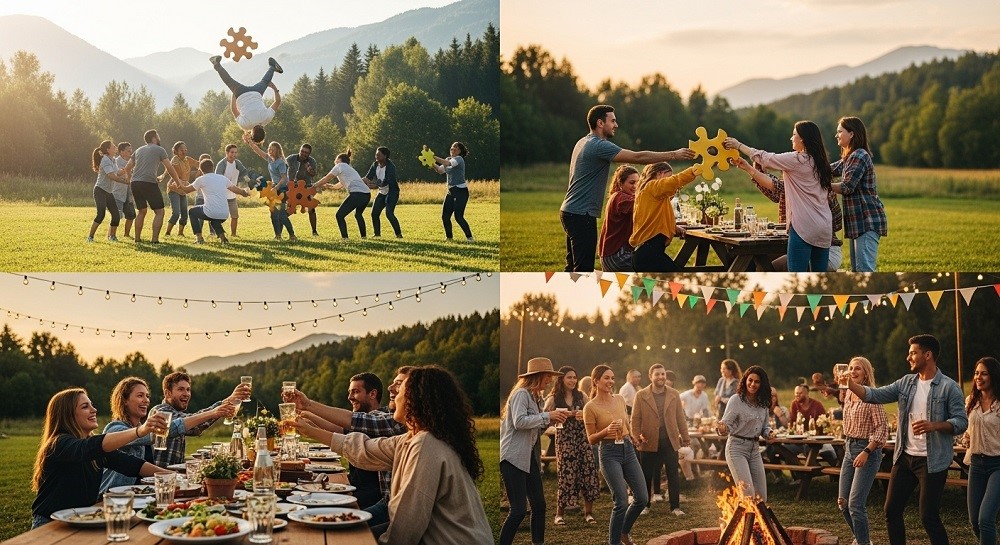 Nuo komandos formavimo iki šventės gamtoje – įmonių renginių tendencijos 2025