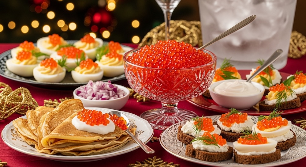 Raudonieji ikrai: tradicija, skonis ir būdai, kaip juos patiekti per šventes