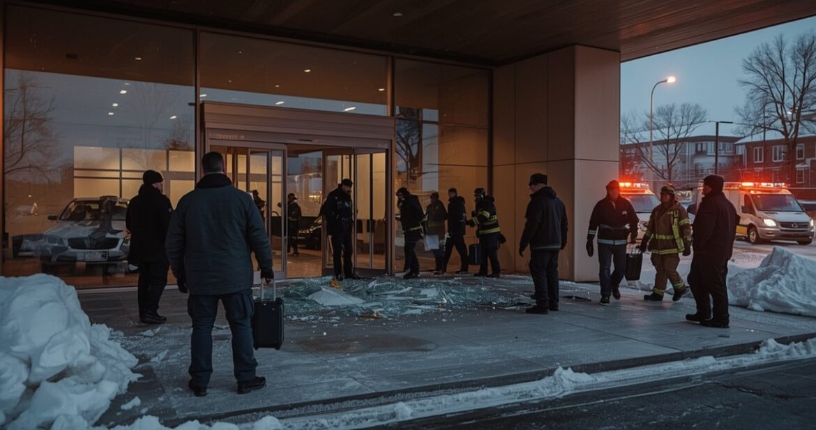 Per Kalėdų išvakares neblaivaus vairuotojo automobilis tyčia rėžėsi į Yellowknife viešbutį „Explorer“: sužeisti keturi žmonės