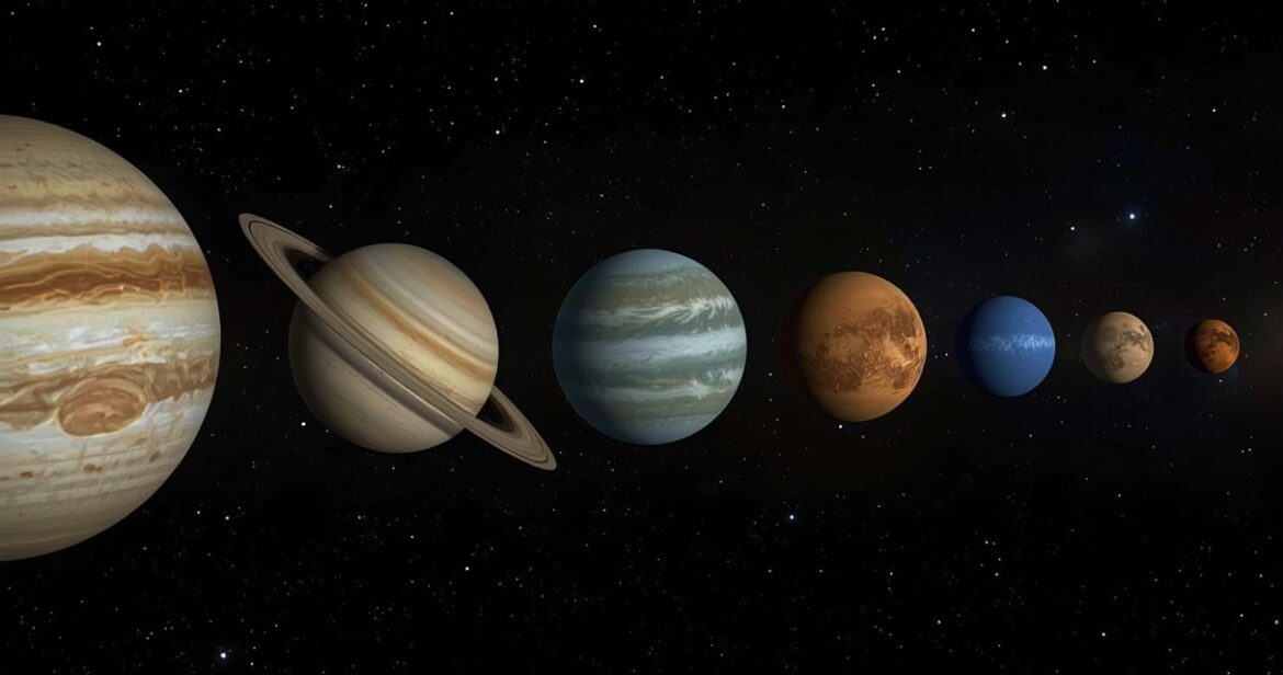 Planetos pagal dydį: kaip skiriasi Saulės sistemos milžinės ir uolinės planetos