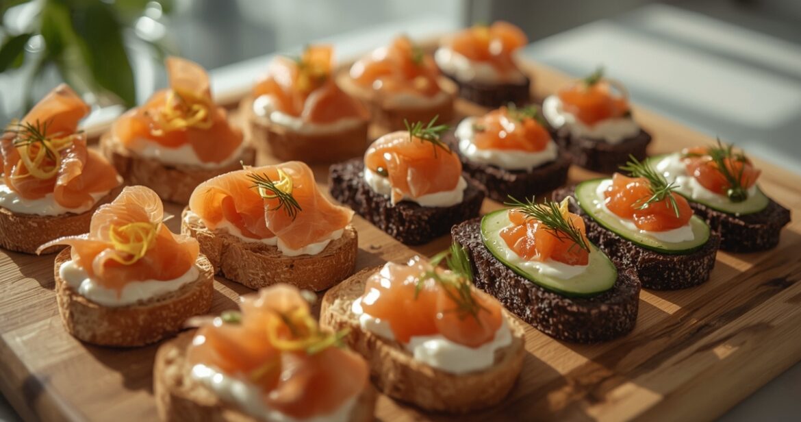 Vieno kąsnio sumuštiniai su lašiša: idėjos, deriniai ir patarimai kiekvienai progai